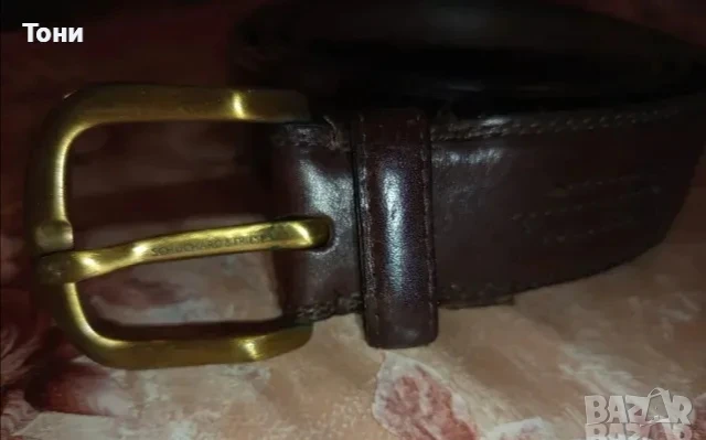 SCHUCHARD & FRIESE Оригинал Мъжки Колан Изцяло от Естествена Кожа 125см. , снимка 2 - Колани - 51117354
