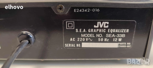 Еквалайзер JVC SEA-33B, снимка 5 - Ресийвъри, усилватели, смесителни пултове - 51877669