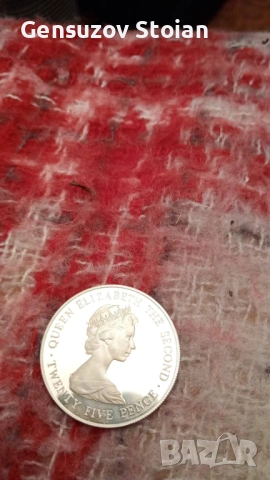 Сребърна монета Бермуда за грейд, снимка 2 - Нумизматика и бонистика - 53395855