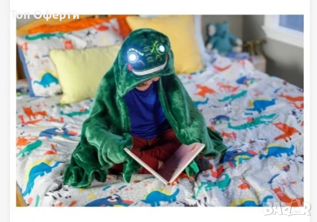 Одеяло със светещи LED очи, снимка 11 - Олекотени завивки и одеяла - 49094065