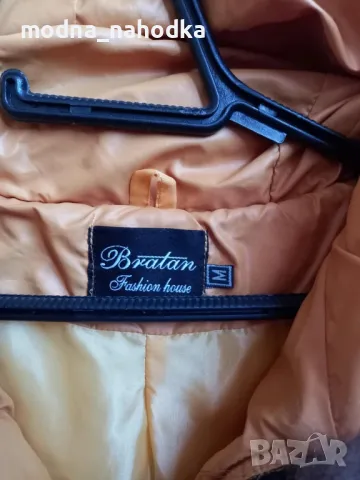 Жълто яке с качулка, снимка 6 - Якета - 48334319