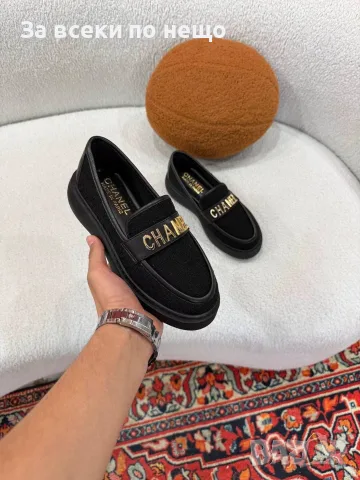 Chanel Дамски Ежедневни Обувки Тип Мокасини С Платформа Код SEM-783
