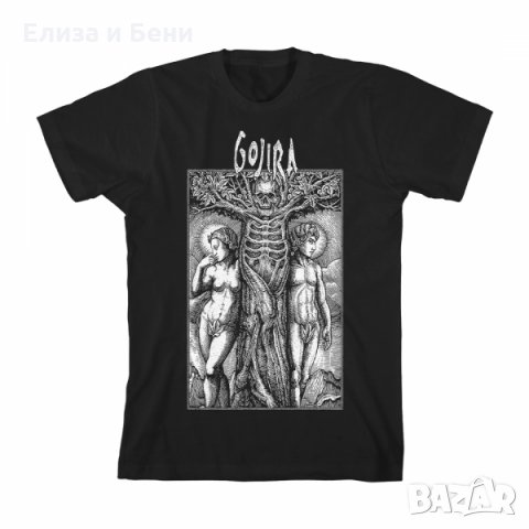 Оригинана тениска на метъл групата Gojira Годжира Tree Skelly T-Shirt 