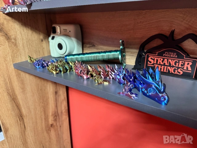 3D Различни дракони