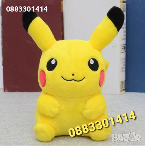 Пикачу плюшени Покемон , снимка 5 - Плюшени играчки - 39436259