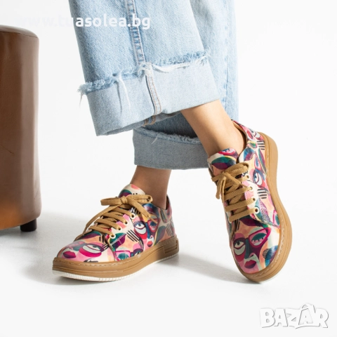 Анатомични дамски кецове от естествена кожа | Марка Tuasolea, снимка 1