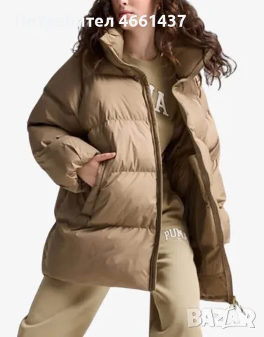PUMA Oversized Puffer Jacket Beige

, снимка 3 - Якета - 56364435