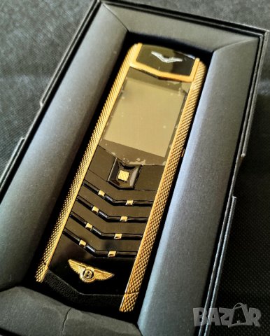 Телефон VERTU, Bentley, луксозен мобилен телефон Верту Бентли, метален, Breitling, Vertu Signature , снимка 5 - Други - 39390973