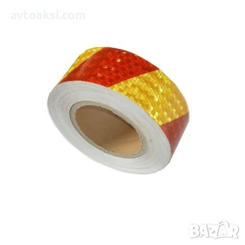 Светлоотразително тиксо тип пчела 5см на 20 метра, снимка 5 - Аксесоари и консумативи - 41079859