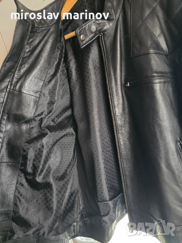 Продавам мъжко кожено яке , снимка 3 - Якета - 52788892
