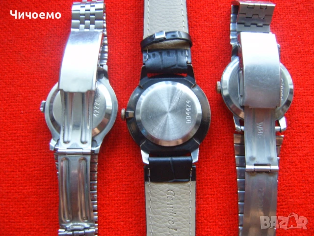 Мъжки механични ръчни чъсовници победа,Зим  СССР Ера, снимка 5 - Антикварни и старинни предмети - 50831302