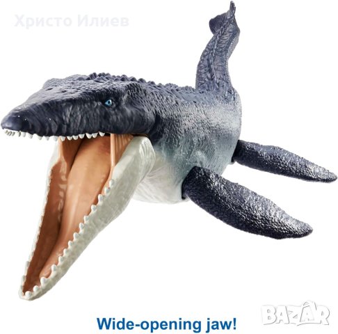 Jurassic World Mosasaurus Мозазавър Голям Плуващ Динозавър 75см, снимка 5 - Други - 42415139