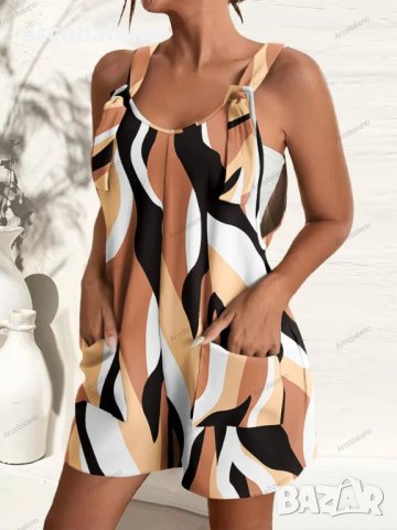 Моден дамски ежедневен къс гащеризон с тиранти, 7цвята, снимка 8 - Гащеризони - 41788108