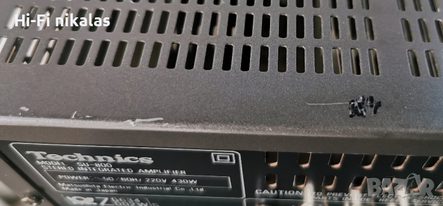 ТОП!!! стерео усилвател TECHNICS SU-800, снимка 11 - Ресийвъри, усилватели, смесителни пултове - 44711590