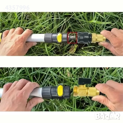 Четка за почистване с телескопична дръжка 3 метра 2509, снимка 5 - Аксесоари и консумативи - 52656123