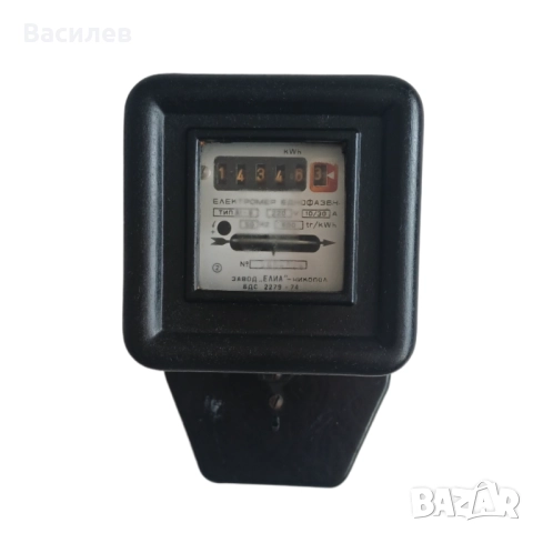 Монофазен еднотарифен електромер, ретро