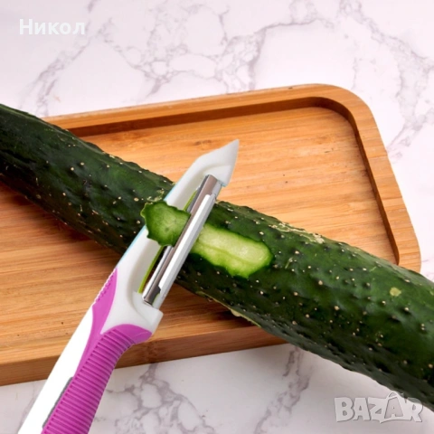 Белачка за зеленчуци, професионален нож за плодове от неръждаема стомана, снимка 2 - Прибори за хранене, готвене и сервиране - 53104294
