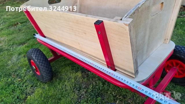 Чосто нова традиционна немска ръчна количка (тип Bollerwagen), снимка 10 - Други стоки за дома - 56246080