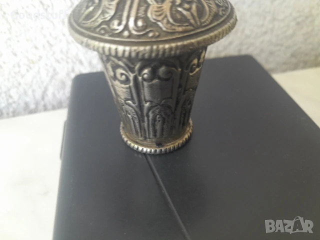 Дрьжка за бастун, чадьр, фигурална, мелхиор, снимка 3 - Антикварни и старинни предмети - 50675124