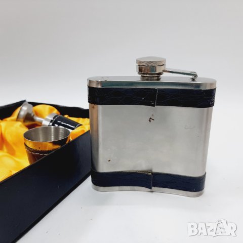 Jim Beam фласка, метално шише с два шота(12.4), снимка 7 - Колекции - 42675519