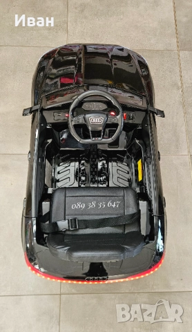 ПРОМОЦИЯ ДО 24.12!НОВО!Акумулаторен джип Audi SQ8 BLACK с 12V батерия,меки гуми, снимка 9 - Електрически играчки - 52787341