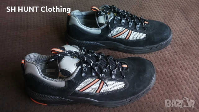 ARBESKO Leather Work Safety Shoes размер EUR 46 работни обувки естествена кожа с бомбе WS1-33