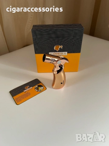 Луксозна запалка Cohiba с 4 пламъка – подаръчна кутия, снимка 4 - Запалки - 53152679