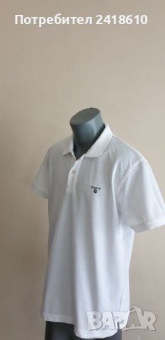 GANT Pique Cotton Size L НОВО! ОРИГИНАЛ! Мъжка Тениска!, снимка 8 - Тениски - 41738821