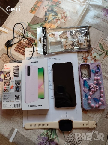 Нов Samsung A56 5G 128gb гаранция+подаръци , снимка 2 - Samsung - 53230977