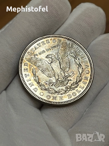 1 долар 1921 г, САЩ / Morgan Dollar - сребърна монета