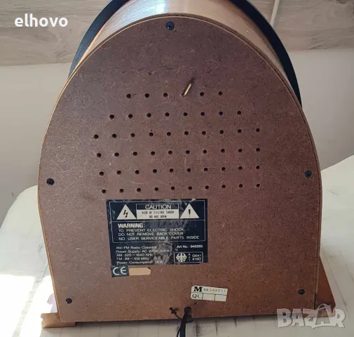 Старо радио с касетофон, снимка 5 - Антикварни и старинни предмети - 47629856