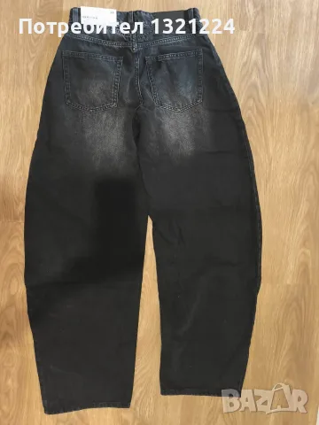 НОВИ дънки Bershka с етикет, Barrel Fit; Wide Leg, снимка 9 - Дънки - 55770906
