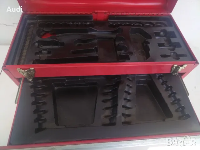 Кутия за инструменти с 2 чекмеджета. За съхранение на инструменти. Горен отваряем капак, оборудвана , снимка 7 - Куфари с инструменти - 50114171