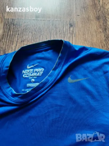 nike pro combat - страхотна мъжка тениска XL, снимка 3 - Тениски - 49844036
