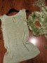 Ръчно плетен пуловер комплект със шал, снимка 2