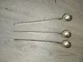 две посребрени метални лъжички, снимка 1