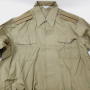 Стара българска военна офицерска лятна куртка с пагони(17.5)