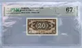 20 лева 1950 година България PMG 67, снимка 1