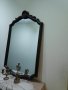 Старо огледало, с красива рамка и следи от употреба. Размери: Височина- 95см. с рамката, 76 см. без , снимка 1