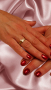 Стилен дамски пръстен с пеперуда Anabell, снимка 1 - Пръстени - 44624355