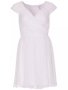 ИЗКЛЮЧИТЕЛНО КРАСИВА бяла рокля с леко отворени рамене - шифон с подплата, снимка 3