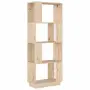 vidaXL Библиотека/разделител за стая, 51x25x132 см, бор масив, снимка 1