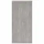 vidaXL Бюфет, бетонно сив, 88x30x65 см, инженерно дърво, снимка 5