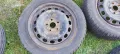 4бр  5х112 железни джанти 6jx16h2 ет 35 със зимни гуми 205/55/16, снимка 5