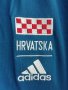 Adidas Croatia Dark Marine Blue оригинална нова тениска Хърватия Хърватска Адидас размер S, снимка 3