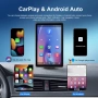 Монитор, Навигация, портативна мултимедия за кола, за автомобил с Carplay, Android Auto, 8" екран, снимка 3