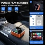 Нов CarPlay Wireless адаптер USB стабилна връзка Wi-Fi+Bluetooth iPhone, снимка 6
