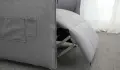 ПРОМОЦИЯ - Фотьойл за релакс REXTON VM-SF004 с електрически реклайнер механизъм, сив плат, снимка 7