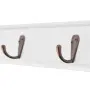 vidaXL Закачалка за дрехи, за стена, MDF, бяла, бароков стил, снимка 4