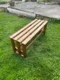Градинска пейка изцяло от дърво, снимка 1